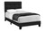 I5924T Twin Size Bed - Black Velvet