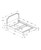 I5925F Full Size Bed - Grey Linen With Chrome Trim