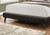 I5982Q Queen Size Bed - Brown Leather-Look With Wood Legs