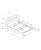 I5982T Twin Size Bed - Brown Leather-Look With Wood Legs
