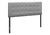 I6001Q Queen Size Bed Headboard - Grey Leather-Look