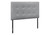 I6001T Twin Size Bed Headboard - Grey Leather-Look