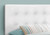 I6002T Twin Size Bed Headboard - White Leather-Look
