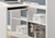 I7022 Computer Desk - L-Shaped With Bookcase / White