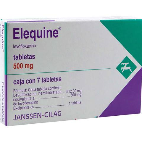 Elequine 500 mg X 7 tabletas