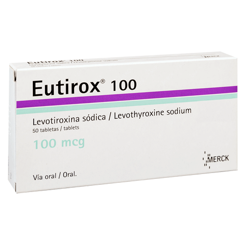 Eutirox 100 MCG X 50 tabletas