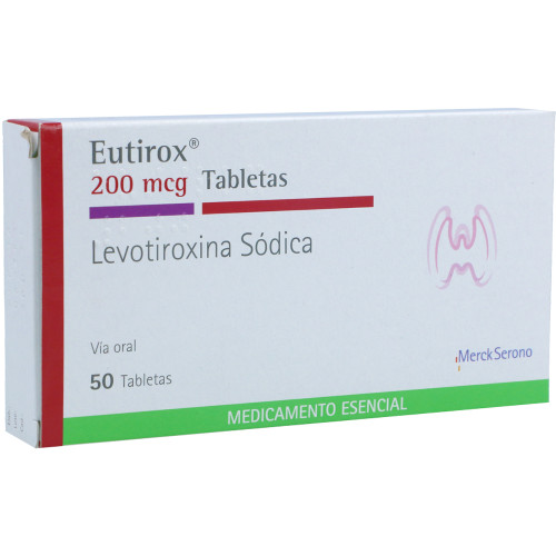 Eutirox 200 MCG X 50 tabletas