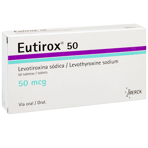 Eutirox 50 MCG X 50 tabletas