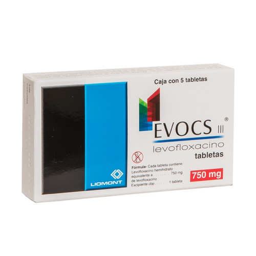 Evocs 750 mg X 5 tabletas
