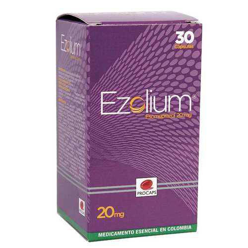 Ezolium 20 mg X 30 capsulas