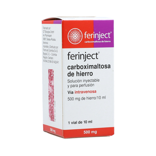 Ferinject 500 Mg/10 Ml X 1 vial