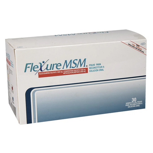 Flexure MSM Sabor Naranja X 30 sobres
