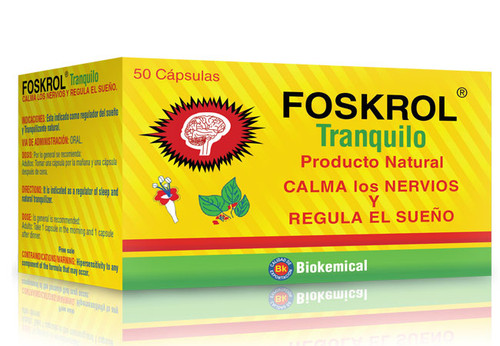 Foskrol Tranquilo x 50 capsulas