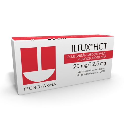 Iltux HCT 20 mg/12.5 mg X 28 comprimidos