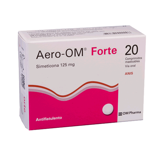 Aero-om Forte 125 mg X 20 comprimidos