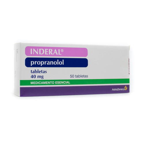 Inderal 40 mg X 50 tabletas