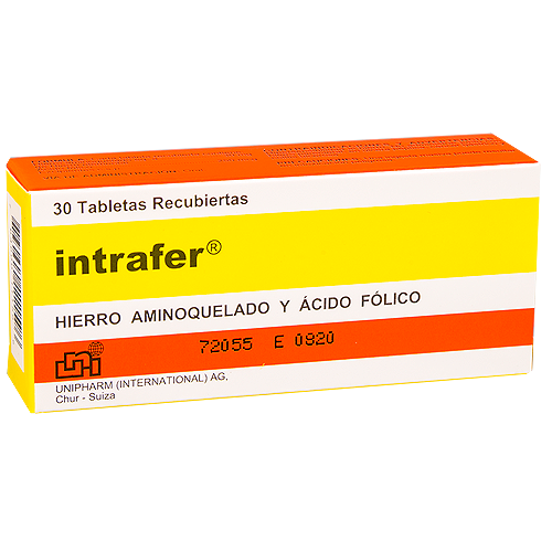 Intrafer x 30 Grageas
