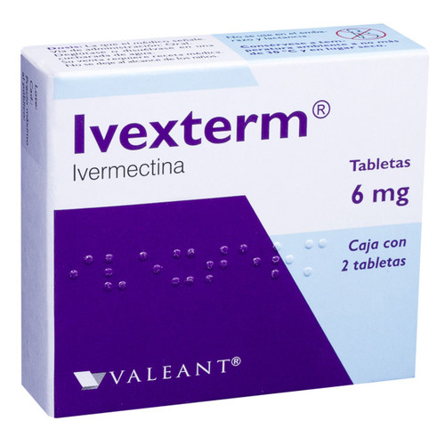 Ivexterm 6 Mg X 2 tabletas