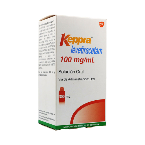 Keppra 100 mg/ml Solución 300 ml