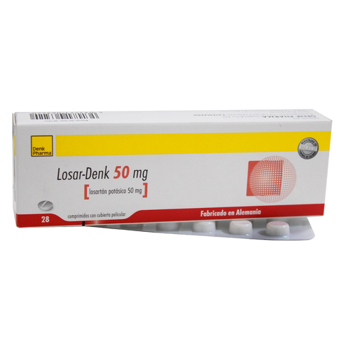 Losartan HCT DENK 12.5mg/ 50 mg X 28 tabletas