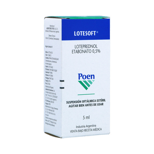 Lotesoft Suspension Oftalmica 0.5% 5 Ml
