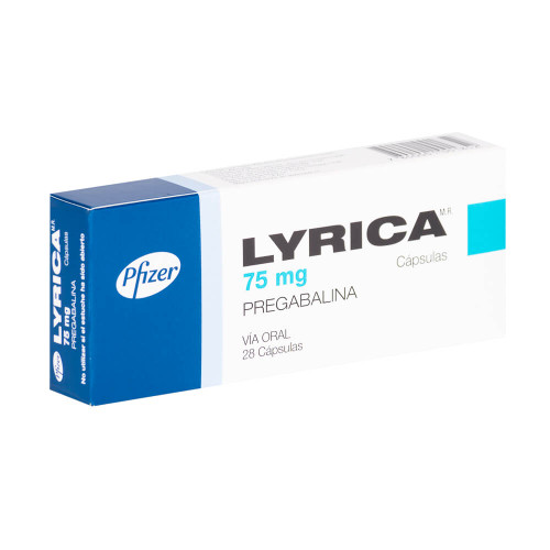 Lyrica 75 mg X 28 capsulas