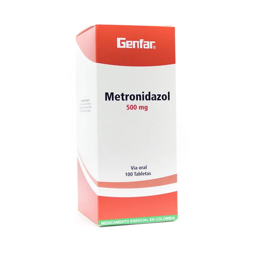 Metronidazol 500 Mg X 100 tabletas