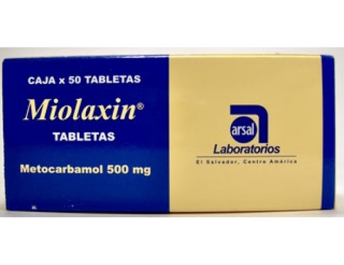 Miolaxin 500 mg X 50 tabletas