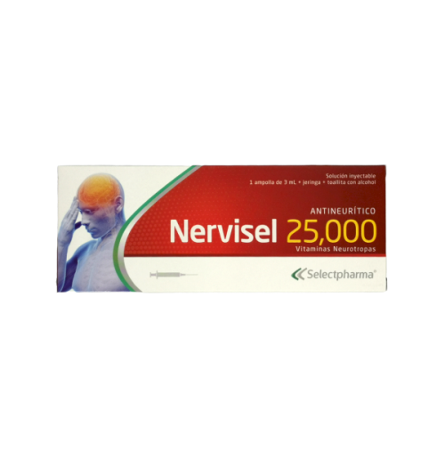 Nervisel 25000 3 ml X 1 ampolleta