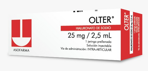 Olter 25 mg/ 2.50 ml x jeringa prellena