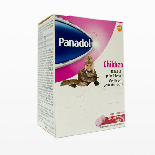 Panadol Infantes 80 Mg X 100 tabletas masticables