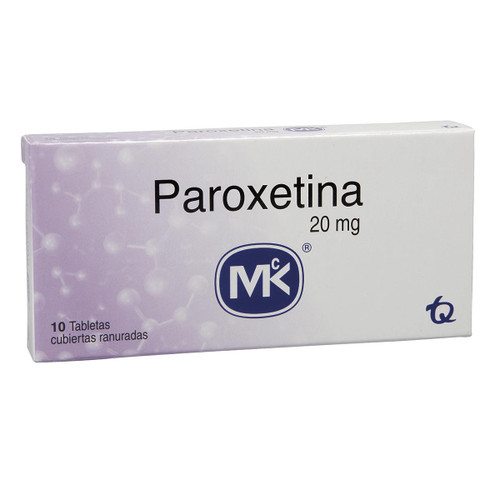 Paroxetina MK 20 mg X 10 tabletas