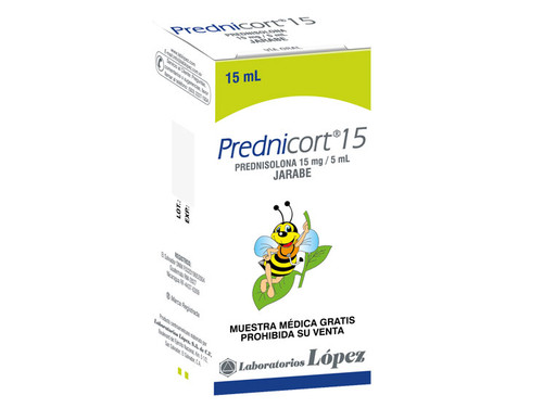 Prednicort 15 Mg Jarabe 60 Ml