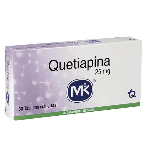 Quetiapina MK 25 mg X 30 tabletas