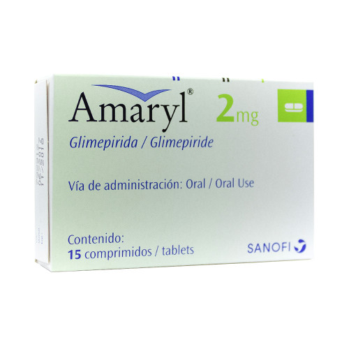 Amaryl 2 mg X 15 comprimidos