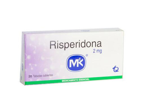 Risperidona Mk 2 mg X 20 tabletas
