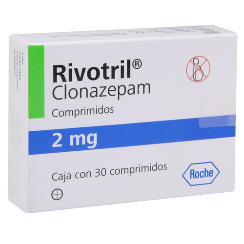 Rivotril 2 mg X 30 tabletas