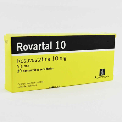 Rovartal 10 Mg X 30 tabletas