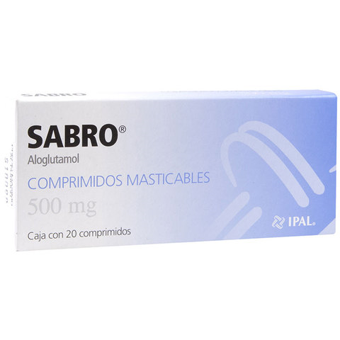 Sabro 500 mg X 20 tabletas masticables
