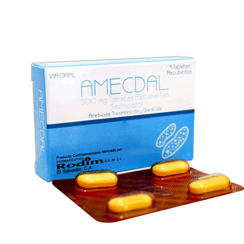 Amecdal 500 mg X 4 tabletas