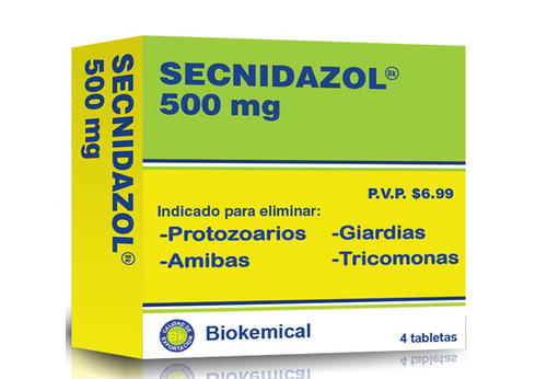 Secnidazol BK 500 mg X 4 tabletas