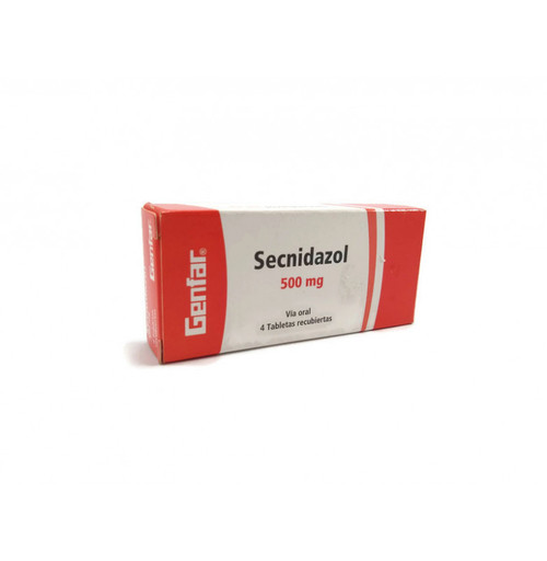 Secnidazol GF 500 Mg X 4 tabletas