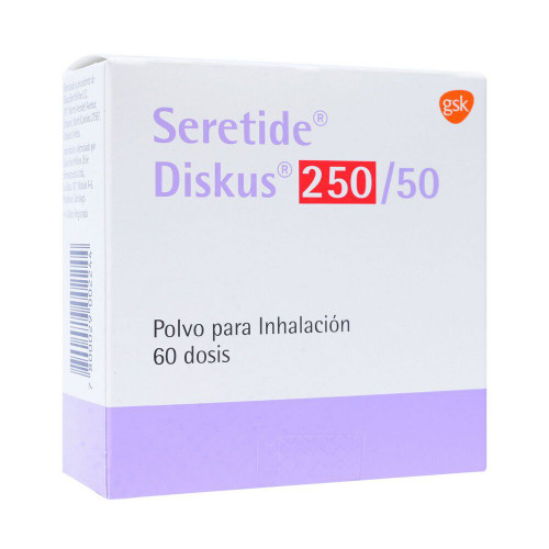 Seretide Diskus 250 MCG/ 50 MCG inhalador x 60 dosis