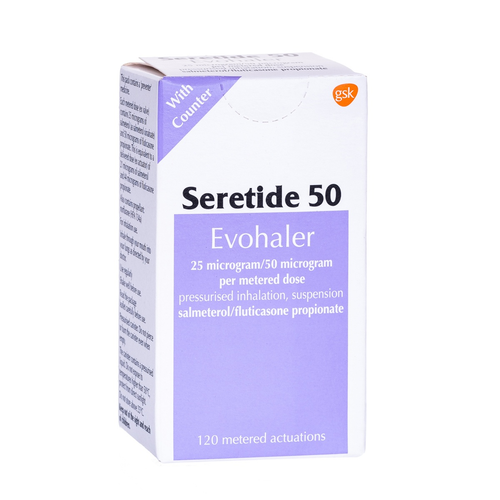 Seretide OSP 25 MCG/ 125 MCG  inhalador x 120 dosis