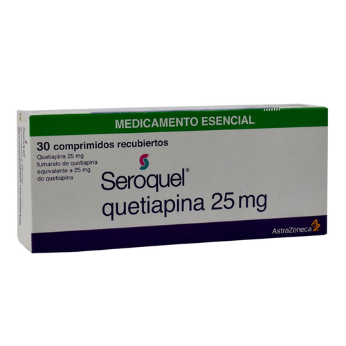 Seroquel 25 mg X 30 comprimidos