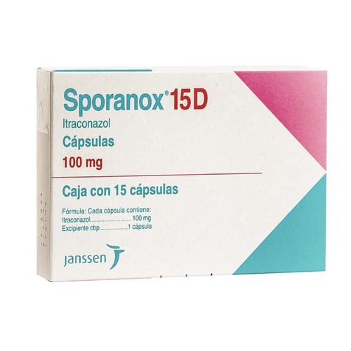 Sporanox 15 D 100 mg X 15 capsulas