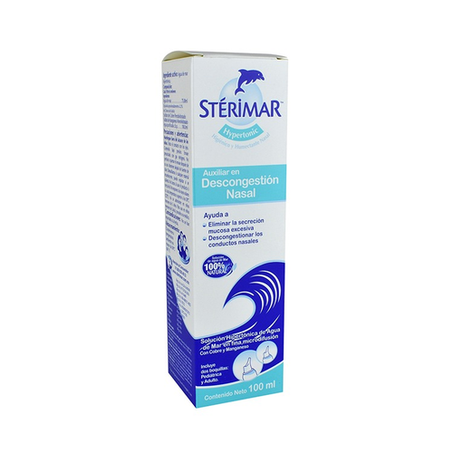 Sterimar Hipertonico Solucion Nasal Frasco x 100 Ml