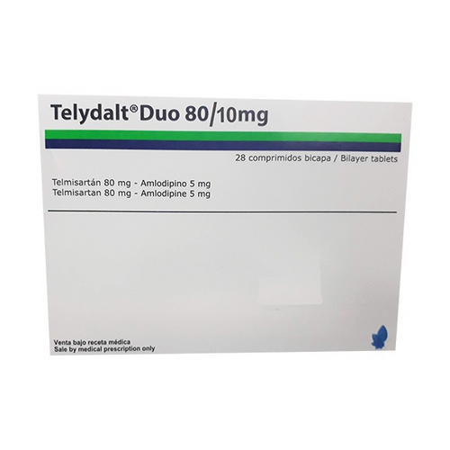 Telydalt Duo 80/ 10 mg X 28 comprimidos