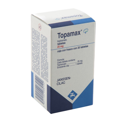 Topamax 25 mg X 20 tabletas