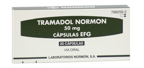 Tramadol NRM  50 mg X 20 capsulas